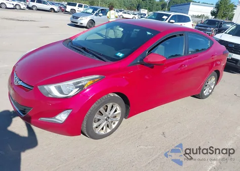 2016 Hyundai Elantra Se z USA, uszkodzony, nr VIN KMHDH4AE8GU528282